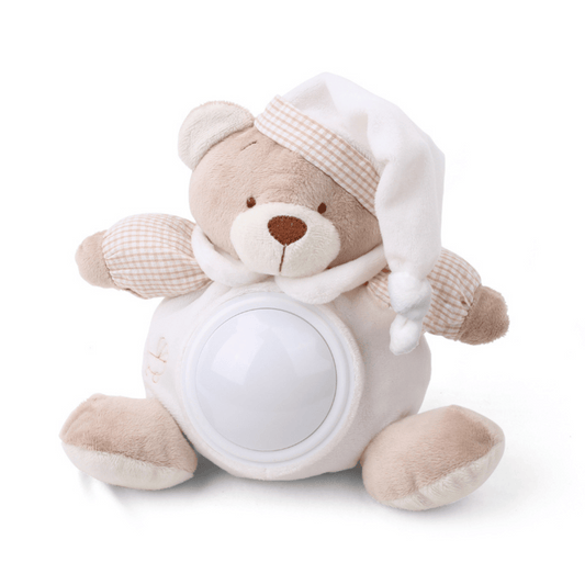 Night Light Bear With Music (Beige)